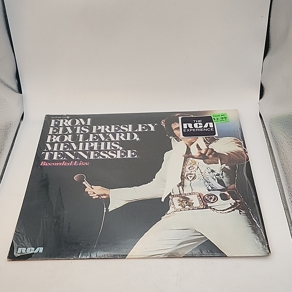 Vintage 1976 From Elvis Presley Boulevard Memphis Tenn Recorded Live LP Vinyl